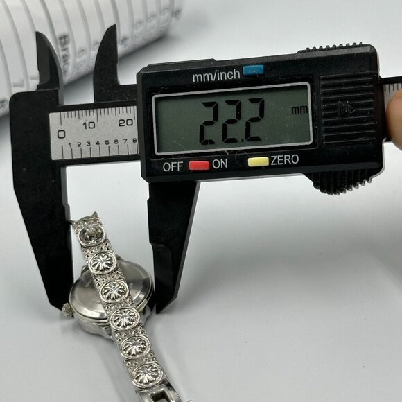 3/$30 Studio Time Watch Women Silver Tone Rhinestone Accent Bracelet  7" - Picture 13 of 15